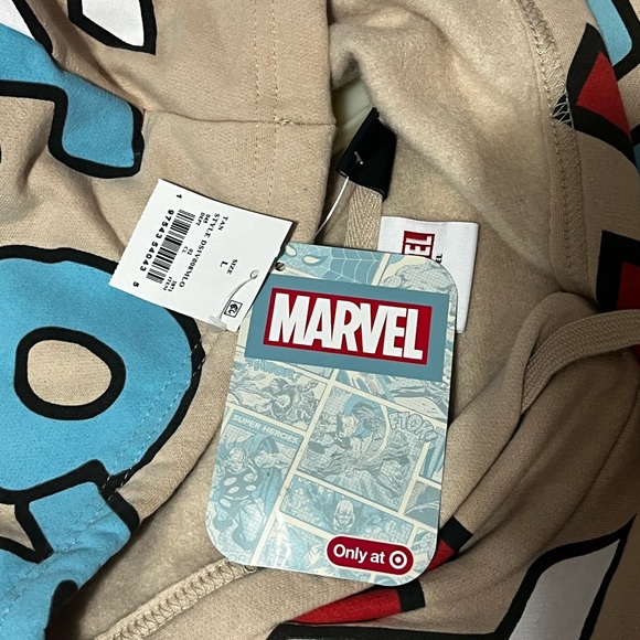 DISNEY MARVEL MENS HOODED SWEATER SIZE LARGE New With Tags - Picture 8 of 9